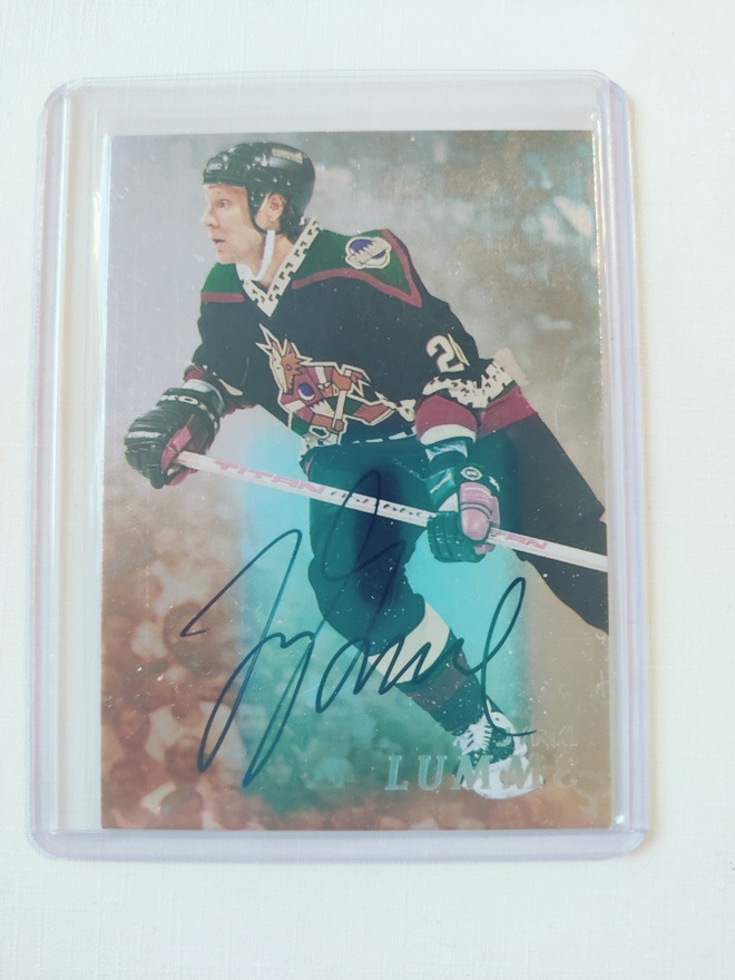 Jyrki Lumme - 98-99 BAP Autographs