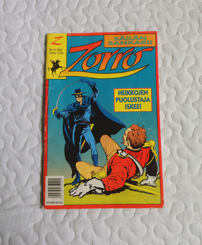 Zorro -Säilän sankari  3/1992