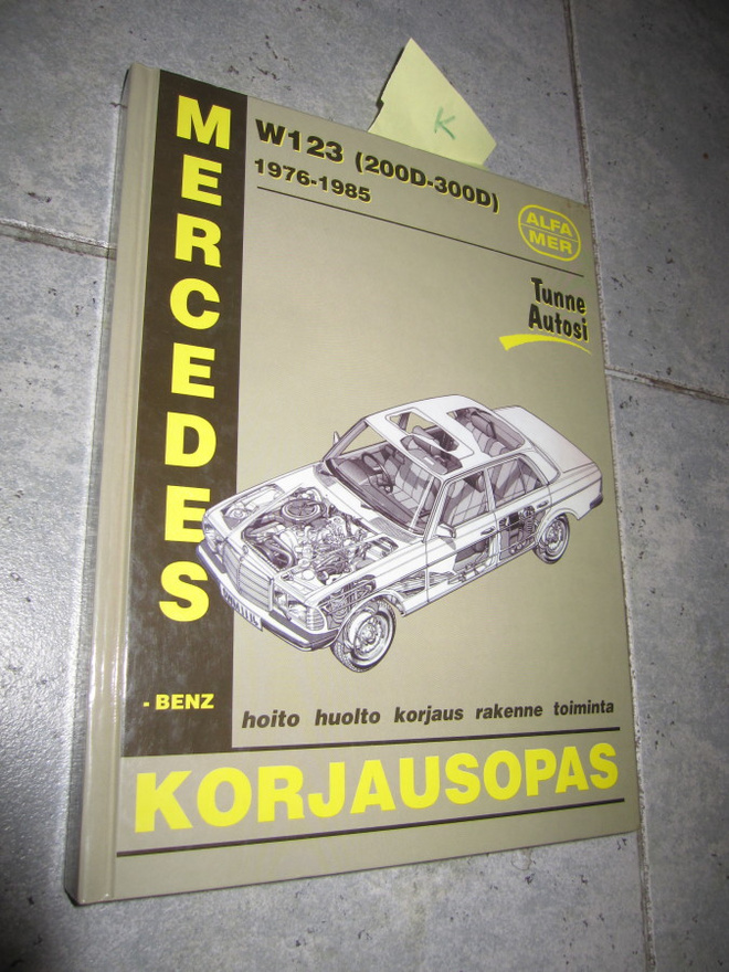 MERCEDES-BENZ W 123 KORJAUSOPAS