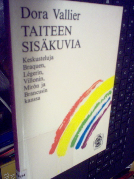 Dora Vallier : Taiteen sisäkuvia ( 1 p. 1984 ) Sis.pk:t
