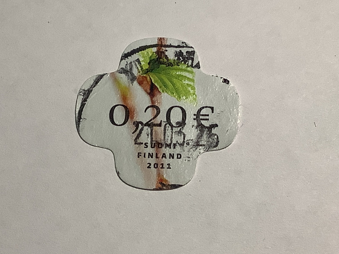 Lape 2058 / 2011 Koivun silmu o  leimattu Lo