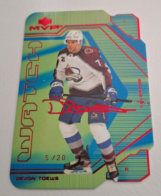 2021-22 Upper Deck MVP - Colors and Contours Green 40 Devon