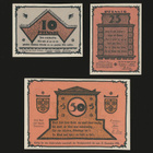 Saksa Notgeld 10, 25, 50 Pfg, Teterow 1922 - pikkukuva 2