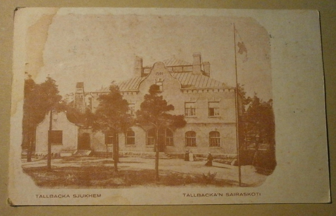 Helsnki, Tallbackan (Mäntymäen) sairaskoti, p. 1921