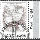 Åland 1994 Kivikausi 2,40 mk välilöpari numero EPL LaPe 088 - pikkukuva 1