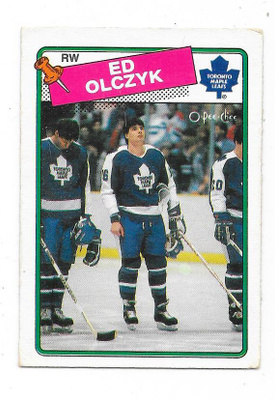 1988-89 OPC #125 Ed Olczyk , Toronto Maple Leafs