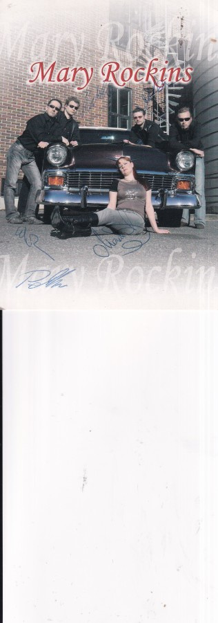 Mary Rockins,  fanikortti , nimmarit     b587
