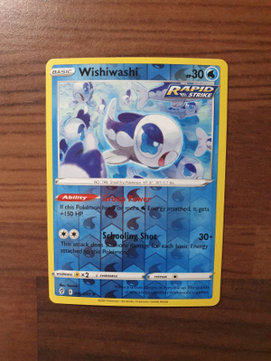 Pokemon Wishiwashi 046/203 Reverse holo rare