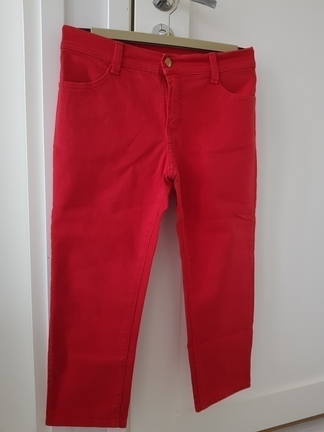 Very Nice punaiset Caprit  / Farkut - Pirre Short - 29/32