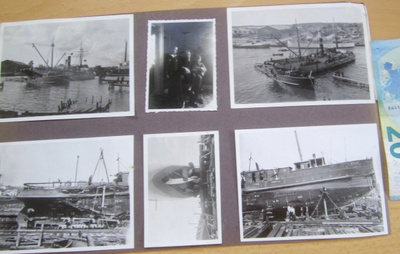 16 VANHAA Valokuvaa Laiva Atlas Aranda Telakka Turku? 1920-l