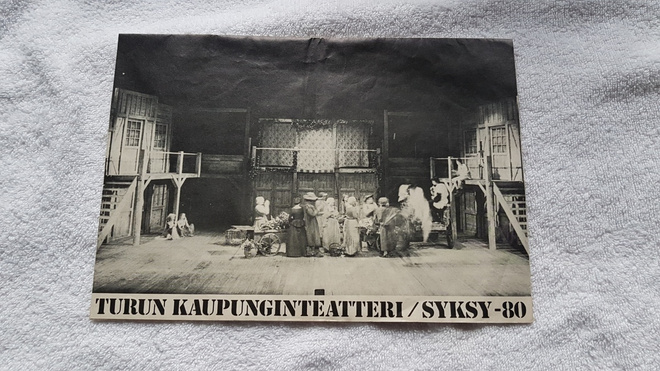 Turun kaupunginteatteri syksy 1980 esite