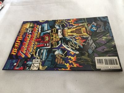 MARVEL TRANSFORMERS GENERATION 2 7/1994 HYVÄ