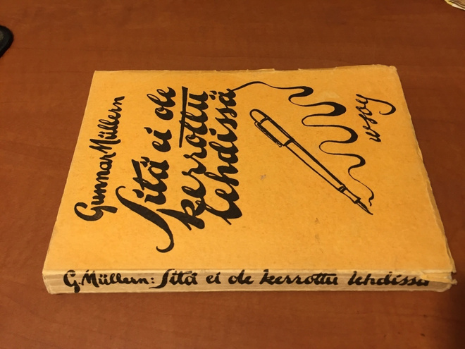 GUNNAR MULLERN SITÄ EI OLE KERROTTU LEHDISSÄ1942