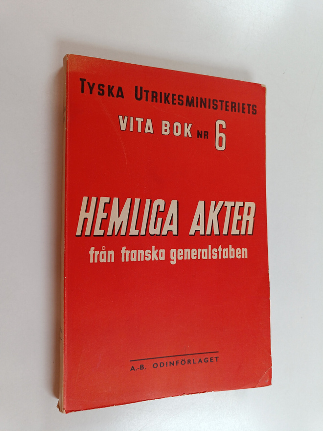 Hemliga akter : från franska generalstaben