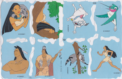 MLP 1878 Disney Pocahontas Kiiltokuva-arkki