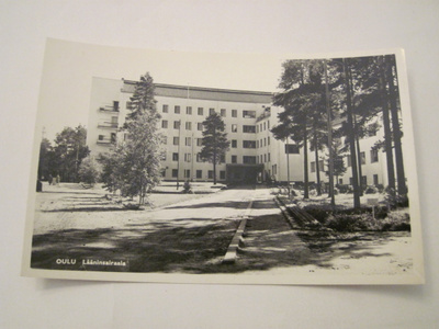 VANHA Postikortti Oulu 1950-l Alkup.Mallikappale
