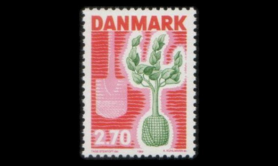 Tanska 799 ** Puunistutuskampanja (1984)