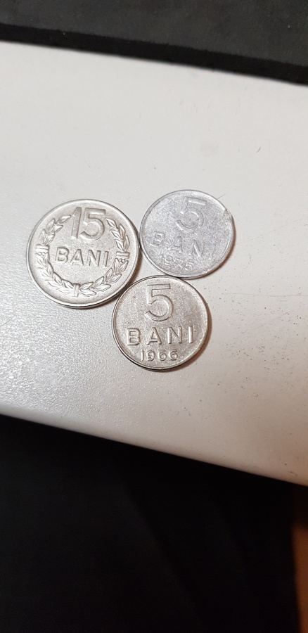 15 bani  1966 5 pani  1966 + 1975    kl 4-8