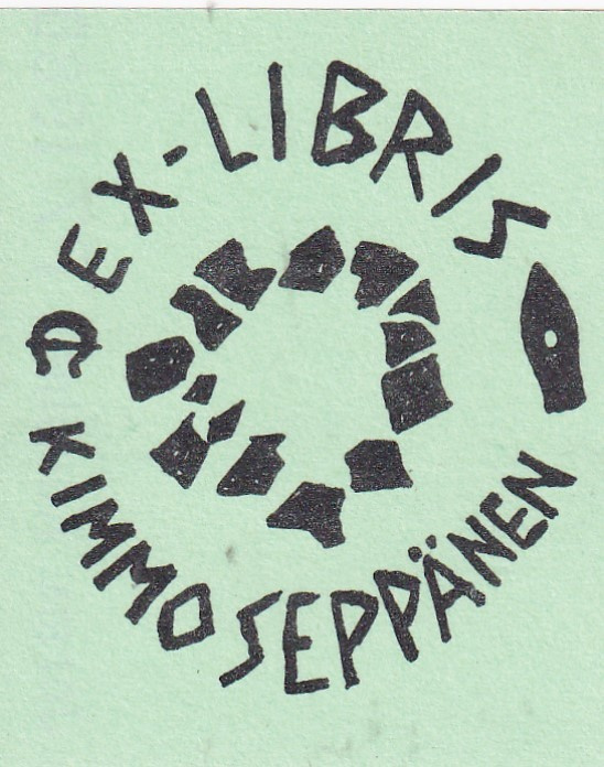 Ex Libris, Kimmo Seppänen / Jorma Kuusinen P7 1980   b565