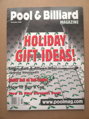 Pool & Billiard Magazine - November 2000