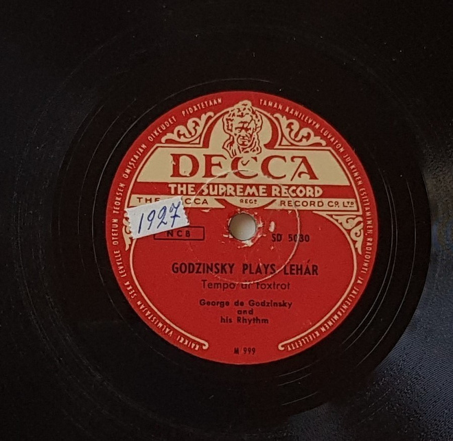 Savikiekko 1948 - Georg de Godzinsky - Decca SD 5030