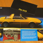 1975 Fiat X 1/9 esite - KUIN UUSI - pikkukuva 1