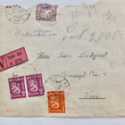 VANHA Vakutettu Kuori Turku - Vaasa 1935 KOMEAT Sinetit - pikkukuva 2