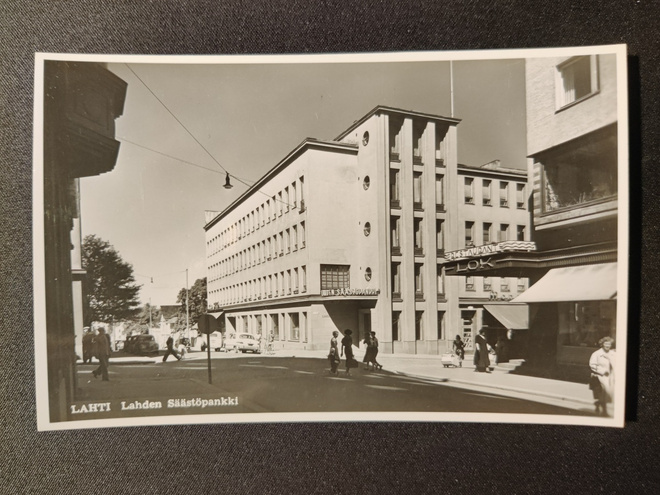 VANHA Postikortti Lahti 1950-l Alkup.Mallikappale