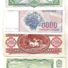 Escudos, Dinara, Forint ja Sto Korun, setelit, 4 kpl. - pikkukuva 2