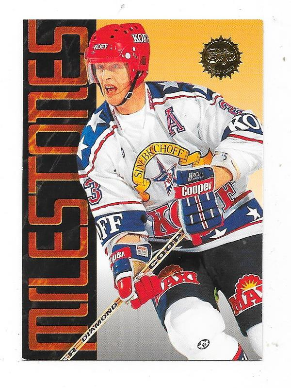 1995-96 SISU Milestones #185 Pertti Lehtonen , HIFK
