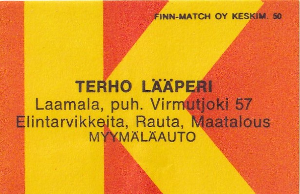 Laamala. Terho Lääperi, myymäläauto    ,   b420