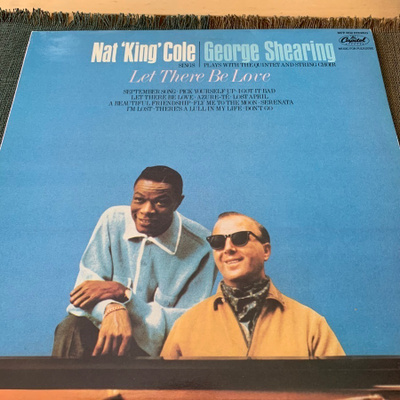 NAT KING COLE * GEORGE SHEARING: Let There Be Love. *UK 1978