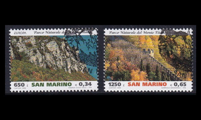San Marino 1832-3 o Europa lkansallispuistoja (1999)