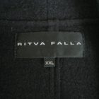 Ritva Falla jakku musta villa XXL - pikkukuva 4