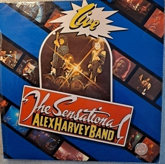 THE SENSATIONAL ALEX HARVEY BAND : LIVE  LP