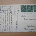 VANHA Postikortti Lahti Rautatie Asema ym 1948 - pikkukuva 2