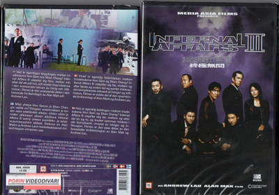 Infernal Affairs 3 (60 815) UUSI -FI- DVD nordic, 2003 asi