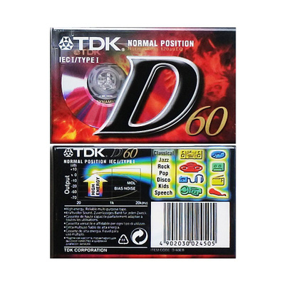 UUSI C-KASETTI TDK 60 min. TYPE I - ILMAINEN TOIMITUS
