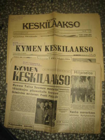 Sanomalehti: Kymen Keskilaakso 3 kpl