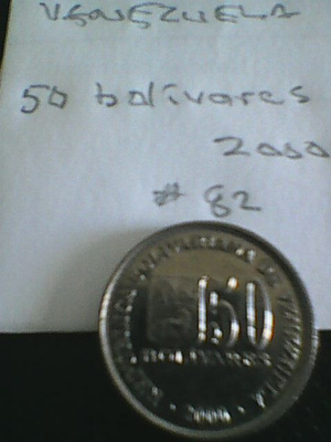 Venezuela 50 bolivares 2000, km#82