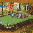 1970 Fiat 850 Sport Spider esite - KUIN UUSI - Bertone - pikkukuva 1