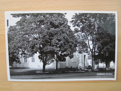 VANHA Postikortti Hamina 1950-l Alkup. Mallikappale