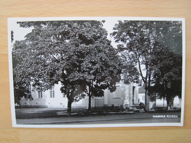 VANHA Postikortti Hamina 1950-l Alkup. Mallikappale