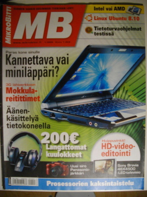 Mikrobitti Nro 1/2009 (26.11)