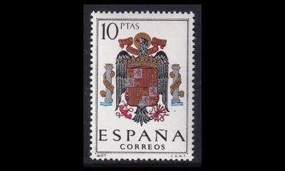 Espanja 1641 ** Vaakuna kansallisvaakuna (1966)