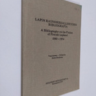Salme (toim.) Korhonen : Lapin kaunokirjallisuuden biblio... - pikkukuva 1