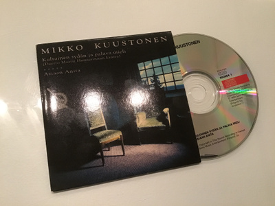 Mikko Kuustonen . Kultainen sydän ja palava mieli CDS single