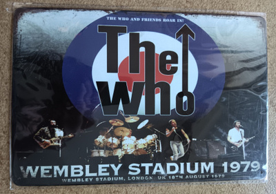 Peltikyltti The Who