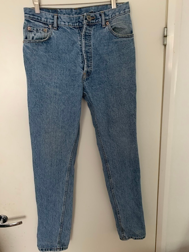 LEVIS 501 FARKUT SKINNY 31/34