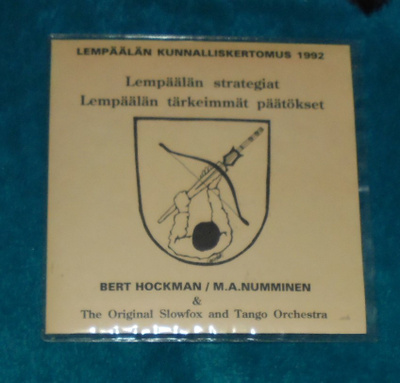 BERT HOCKMAN / M.A. NUMMINEN Lempäälän Kunnalliskertomus 7"